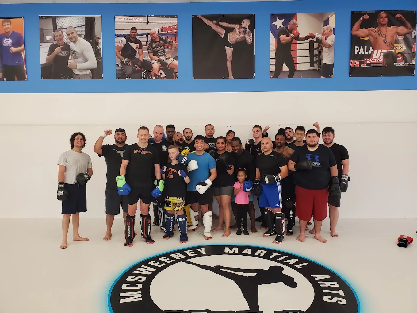 The McSweeney MMA training community at the Plano facility