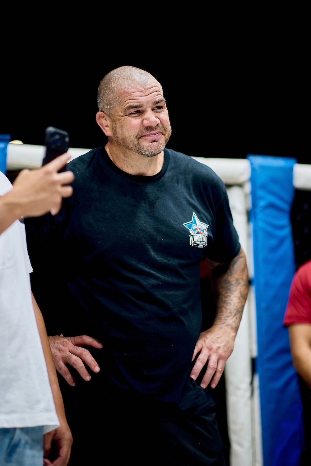 Head coach James McSweeney at a Lone Star Fight League event